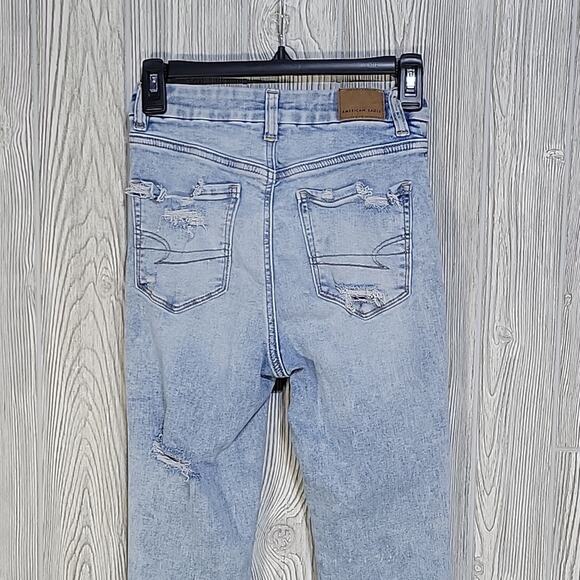 American Eagle Next Level Stretch Curvy Super Hi-Rise Jeggings Jeans Womens 2S - Picture 5 of 13